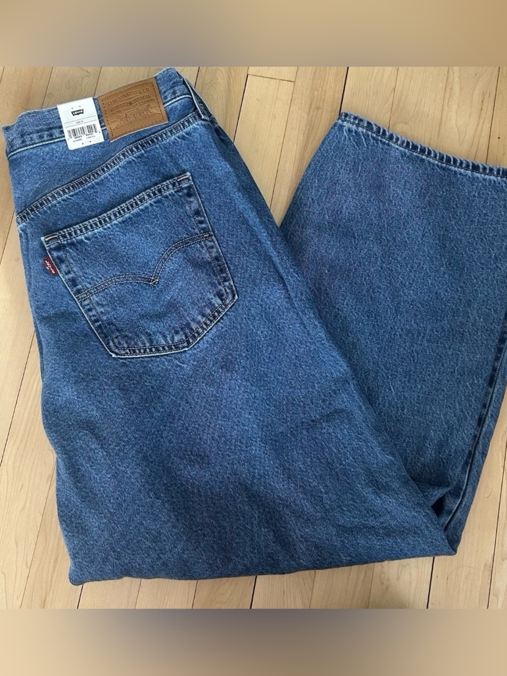 Women Levi's Baggy Dad Straight Leg Ankle Length Jeans Plus Sz 16W